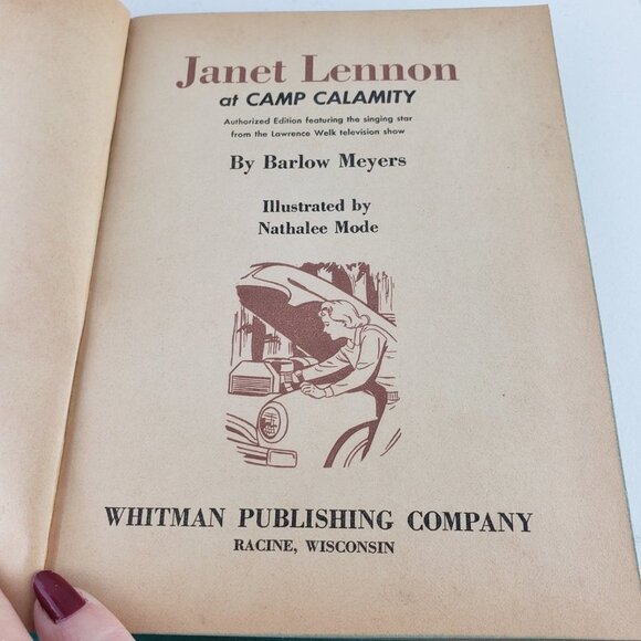 Janet Lennon at Camp Calamity Book by Barlow Meyers - Picture 3 of 4